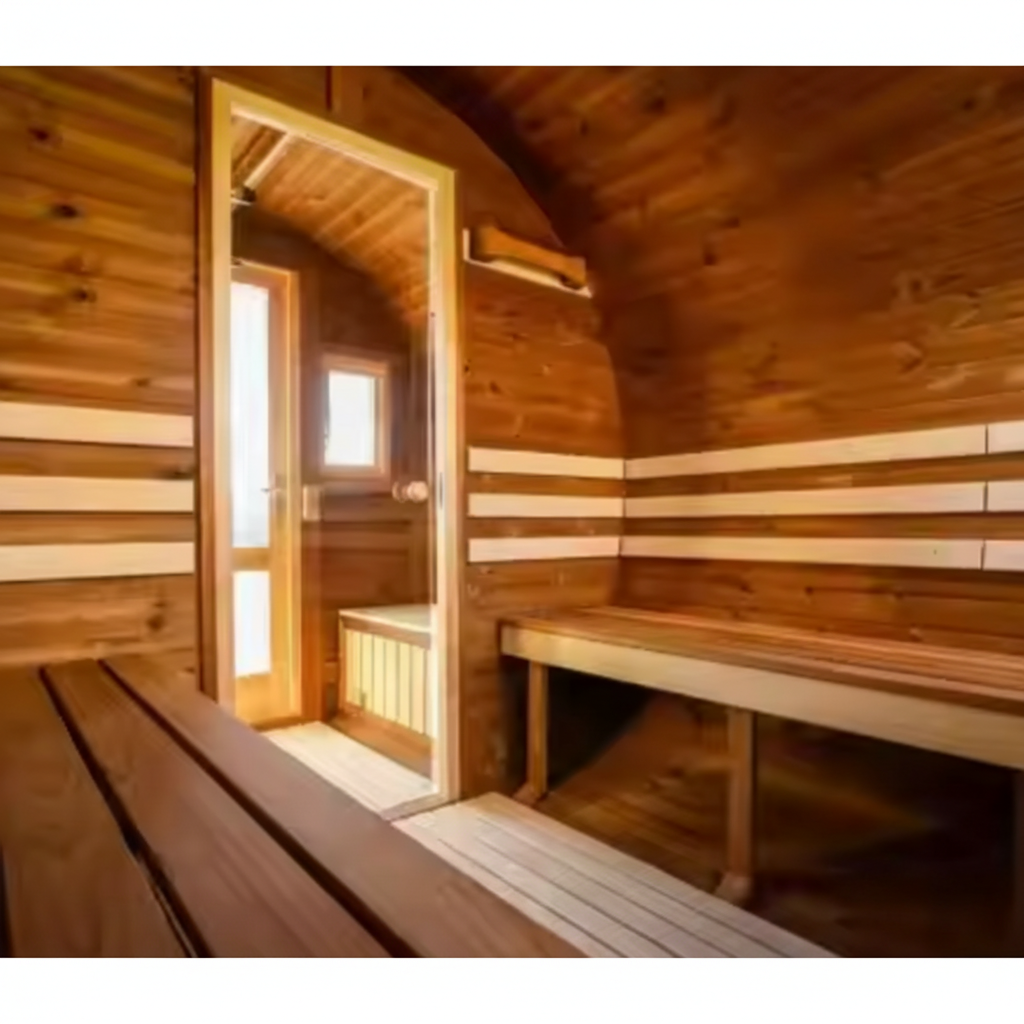 HavenHoop Rustic Barrel Sauna